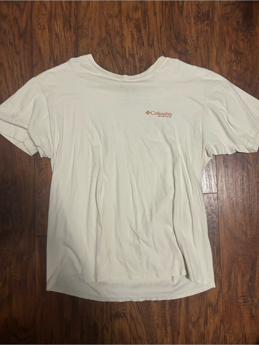 Columbia Cream Short Sleeve Logo Tee